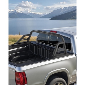 VEVOR Truck Bed Roll Bar, Universal Adjustable Sport Bar, with Luggage Rack for Full-Size Pickup/ 1997-2024 Ford F-150, Carbon Steel Construction with LED Brake Light, Rust-Resistant Coating(Fits Full Size  Mid-Size Truck)