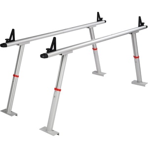 VEVOR Truck Rack, 800 lbs Capacity, 71″x32″ Aluminum Ladder Rack for Truck with 8 Non-Drilling C-Clamps, Heavy Duty Truck Bed Rack Two-Bar Set for Kayak, Surfboard, Lumber, Ladder(Height Adjustable)