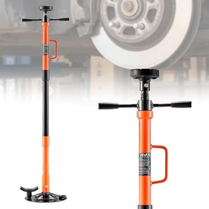 VEVOR Underhoist Support Stand, 1 Ton (2204 lbs) Capacity Under Hoist Jack Stand with Handle, Adjustable Height, Bearing Mounted Spin Handle, Self-Locking Threaded Screw, Support Vehicle Components