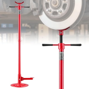 VEVOR Underhoist Support Stand, 3/4 Ton (1653 lbs) Capacity Under Hoist Jack Stand, Lifting from 51.97″ to 80″, Bearing Mounted Spin Handle, Foot Pedal, 12″ Diameter Base, Support Vehicle Components