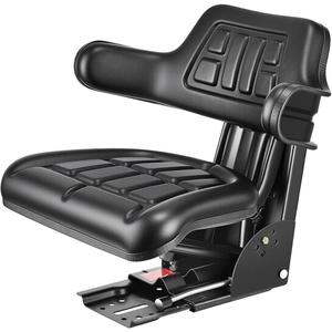 VEVOR Universal Forklift Seat Wrap Around,Universal Tractor Seat with Micro Switch, Adjustable Tractor Suspension Seat with Tilt Fits for John Deere, Ford, Massey Ferguson,New Holland Tractor