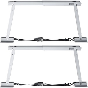 VEVOR Universal RV Stabilizer, RV Bumper Stabilizer for Trailers, Campers, Fifth Wheel, Compact Foldable Design for Easy Storage, Adjustable Height from 12 inch to 28 inch, Reduces RV Wobble, 1 Pack(2 Pack)