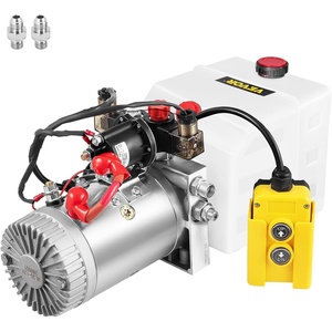 Vevor Hydraulic Pump 3 Quart Hydraulic Power Unit Double Acting Hydraulic Pump for Dump Trailer Car Lifting 12V DC Plastic Oil Reservoir (Plastic, Double Acting) : Industrial & Scientific
