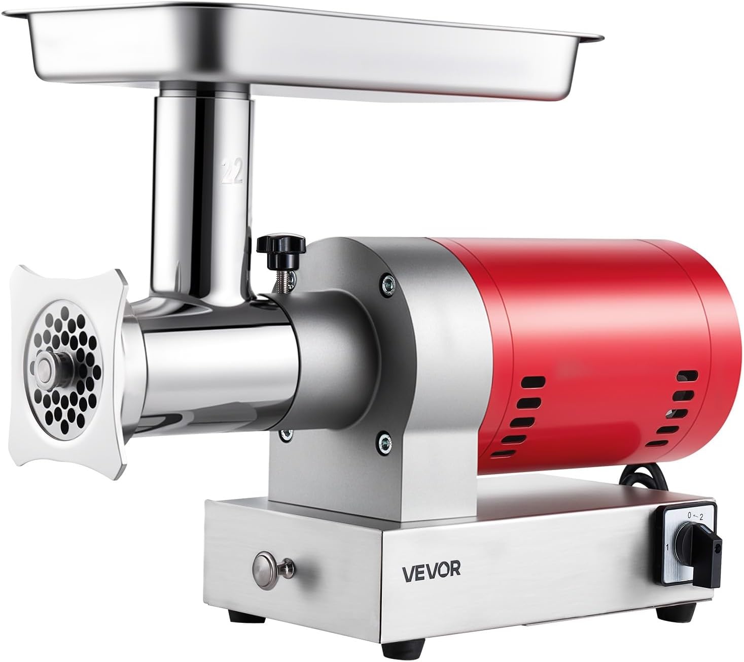 image:imageVEVOR 661 LbsHour800 W Machine 15 HP Electric Mincer with 2 Grinding Plates Sausage Kit Set Meat Grinder Heavy Duty Home Kitchen amp Commercial Use Red 800 W22 661 LbsHour