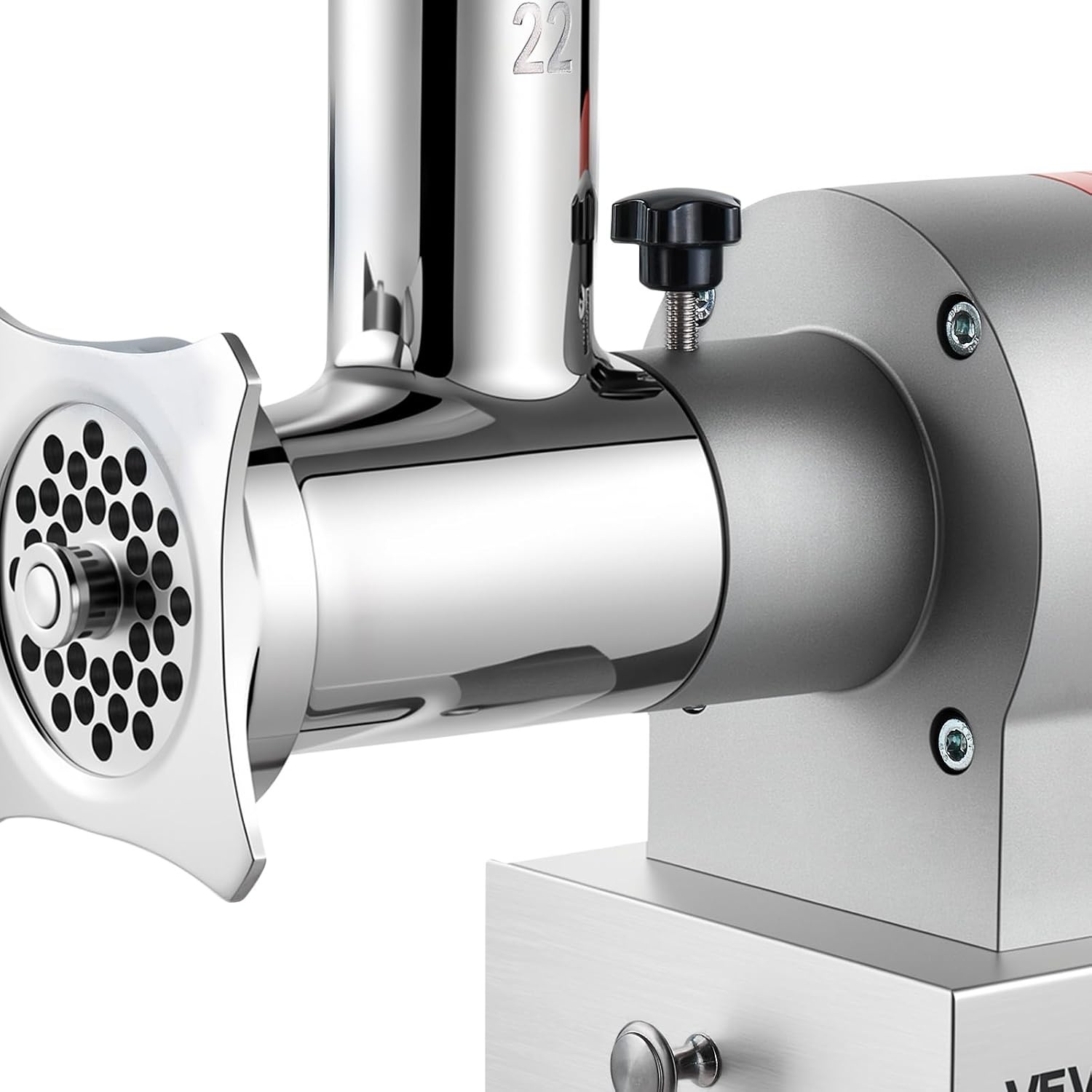 image:imageVEVOR 661 LbsHour800 W Machine 15 HP Electric Mincer with 2 Grinding Plates Sausage Kit Set Meat Grinder Heavy Duty Home Kitchen amp Commercial Use Red 800 W22 661 LbsHour