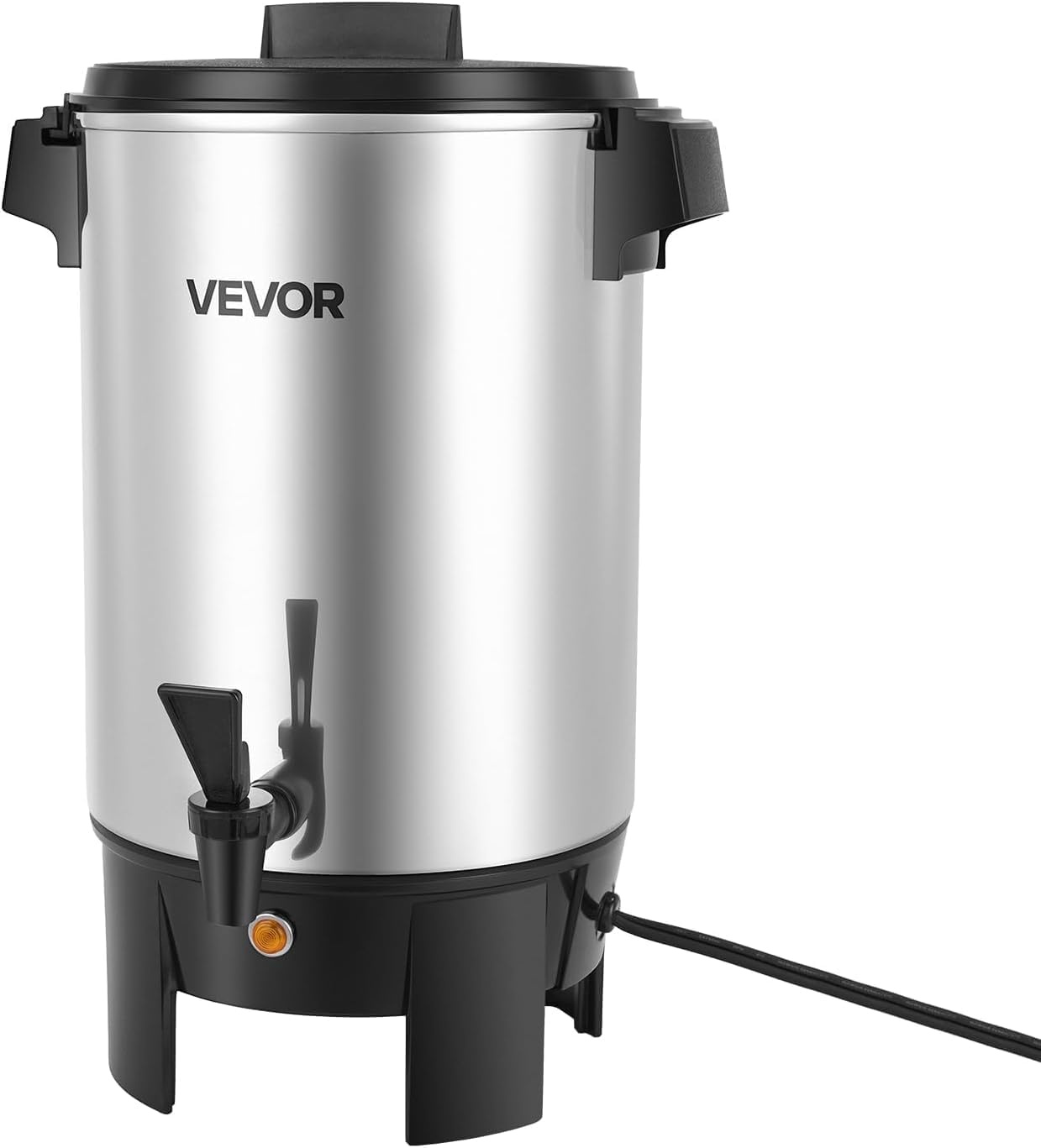image:imageVEVOR Commercial Coffee Urn 60 Cup 9 L Hot Beverage Dispenser with Dripless Faucet QuickBrewing Stainless Steel Large Commercial Coffee Maker for Catering Business Party Church amp Restaurant30Cups