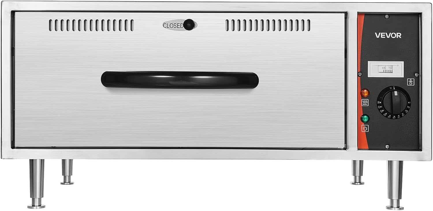 image:imageVEVOR Commercial Electric Drawer Warmer ThreeDrawer Stainless Steel Food Warmer Freestanding Standard Warming Drawer Cabinet 85F185F Wide Temperature Range for Restaurant Hotel Buffet Bakery2913 x 2362 x 1437 in