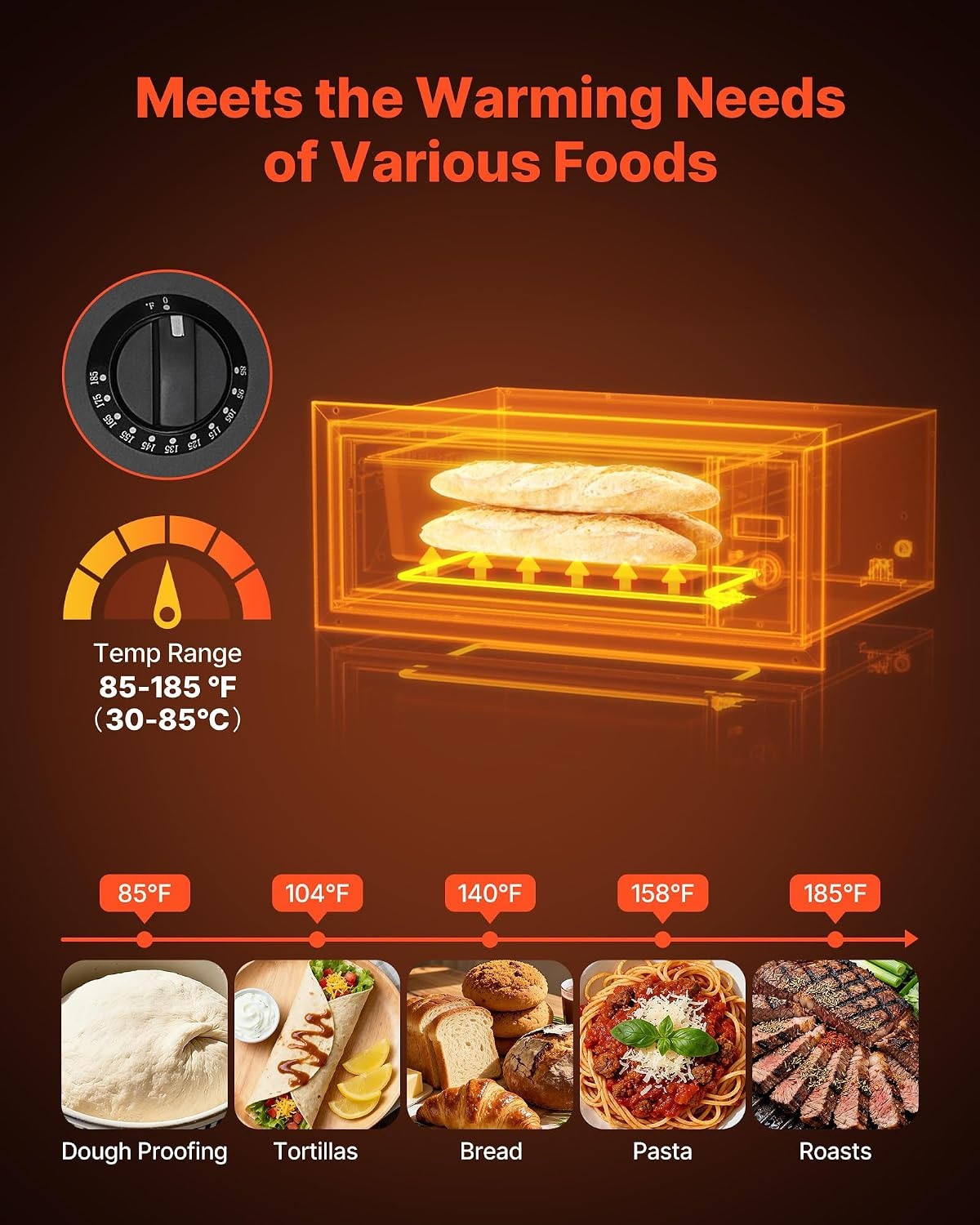 image:imageVEVOR Commercial Electric Drawer Warmer ThreeDrawer Stainless Steel Food Warmer Freestanding Standard Warming Drawer Cabinet 85F185F Wide Temperature Range for Restaurant Hotel Buffet Bakery3150 x 2362 x 1315 in