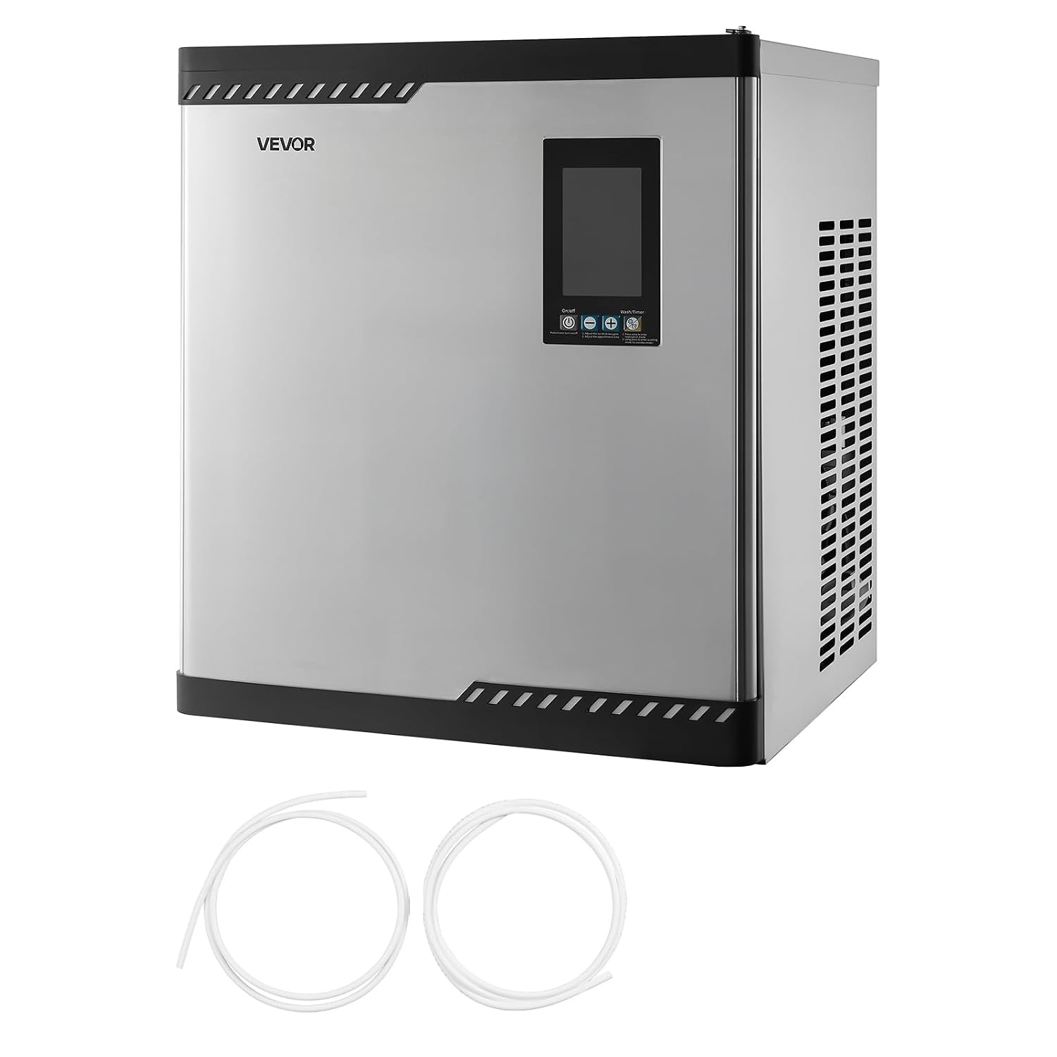 image:imageVEVOR Commercial Ice Maker Machine Head 300 LbsDay Stainless Steel Ice Machine with Scheduled IceMaking SelfCleaning Adjustable Thickness Ideal for Restaurant Bar Cafe Hotel Head Only1969 x 1969 x 2244 in