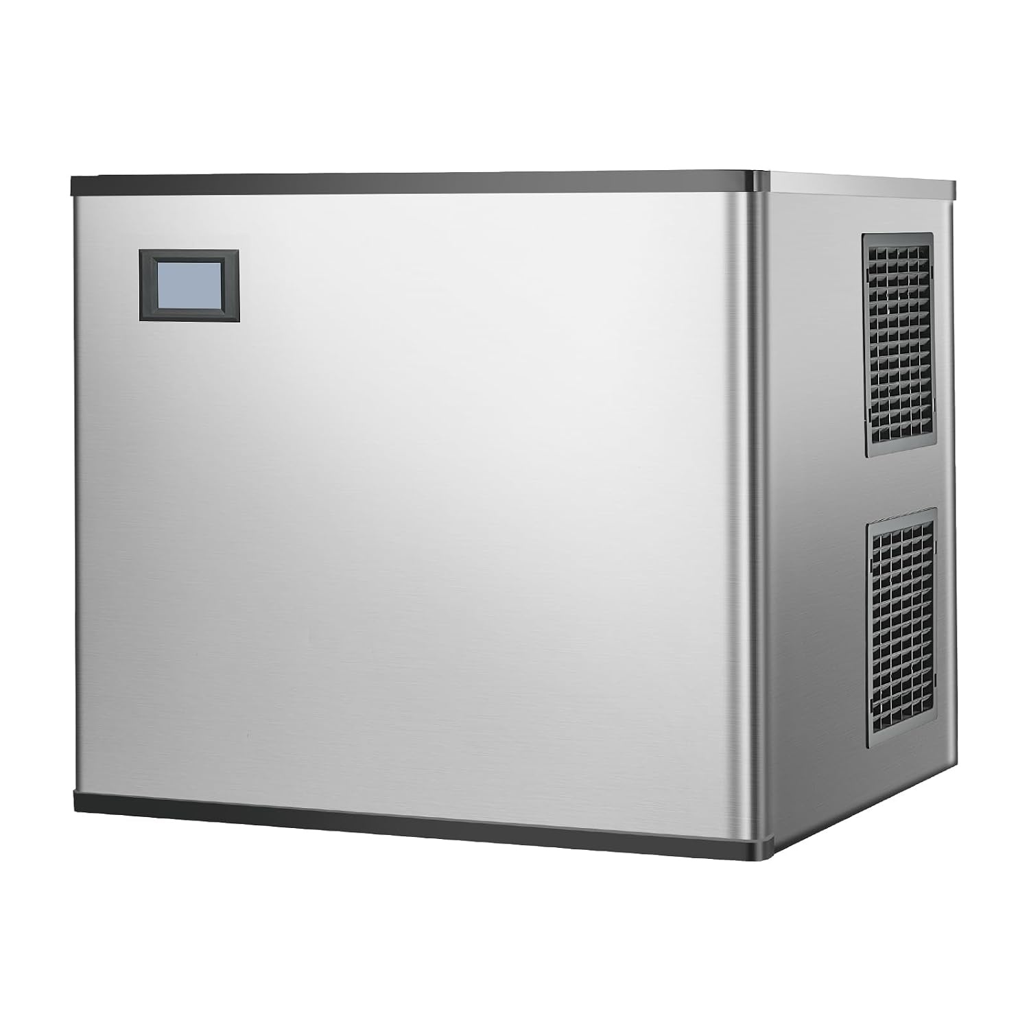 image:imageVEVOR Commercial Ice Maker MachineHead 800 lbs24 h 26 Inch Stainless Steel Industrial Ice Machine SelfCleaning and Scheduled Ice Making Modular Ice Cube Machine for Restaurant Hotel Head Only