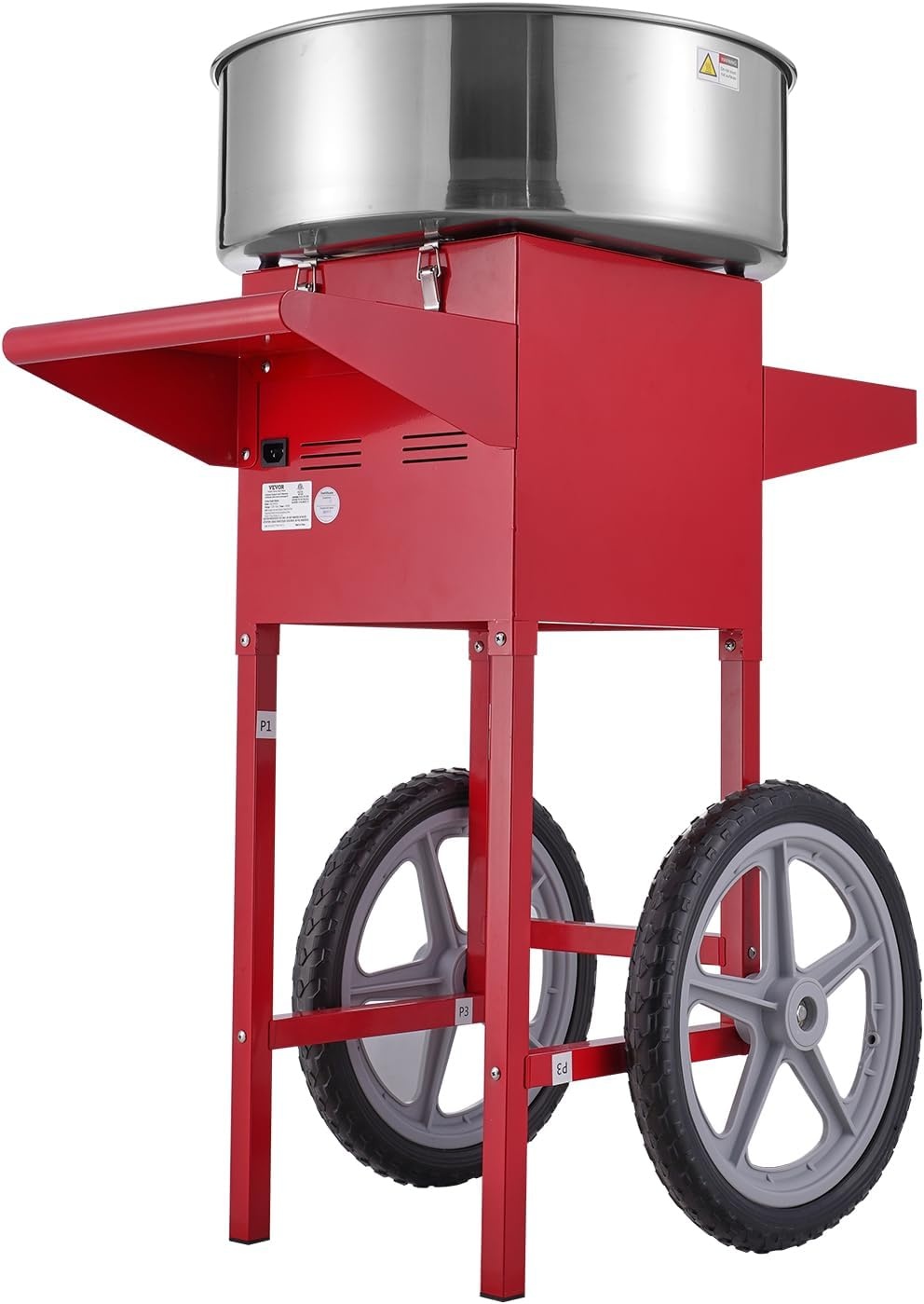 image:imageVEVOR Electric Cotton Candy Machine 1000W Candy Floss Maker Commercial Cotton Candy Machine with Stainless Steel Bowl Sugar Scoop and Drawer Perfect for Home Kids Birthday Family Party BlueRed