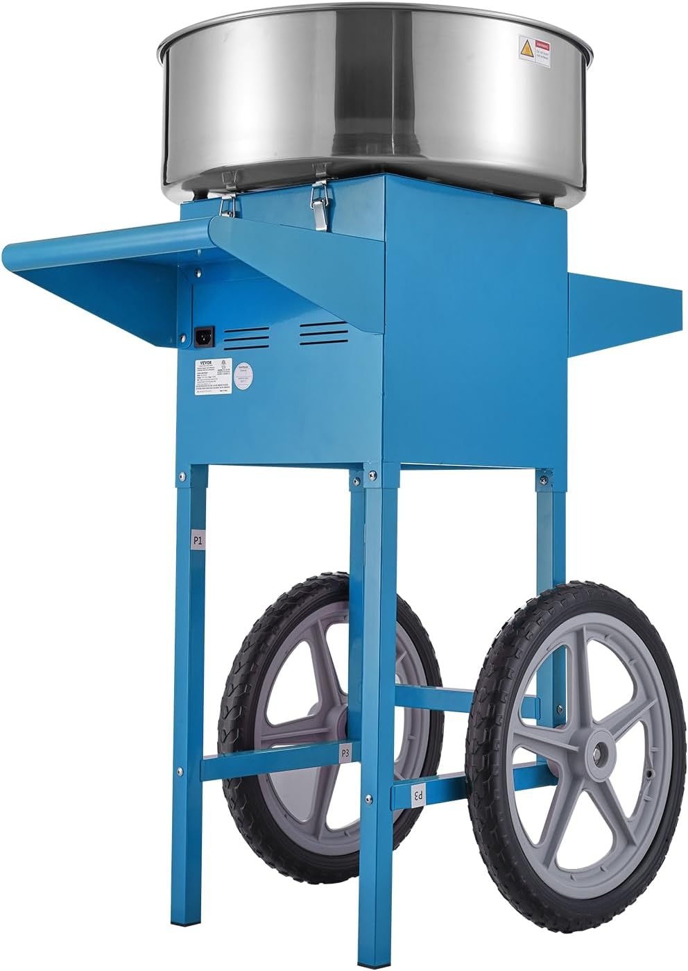 image:imageVEVOR Electric Cotton Candy Machine 1000W Candy Floss Maker Commercial Cotton Candy Machine with Stainless Steel Bowl Sugar Scoop and Drawer Perfect for Home Kids Birthday Family Party BlueBlue