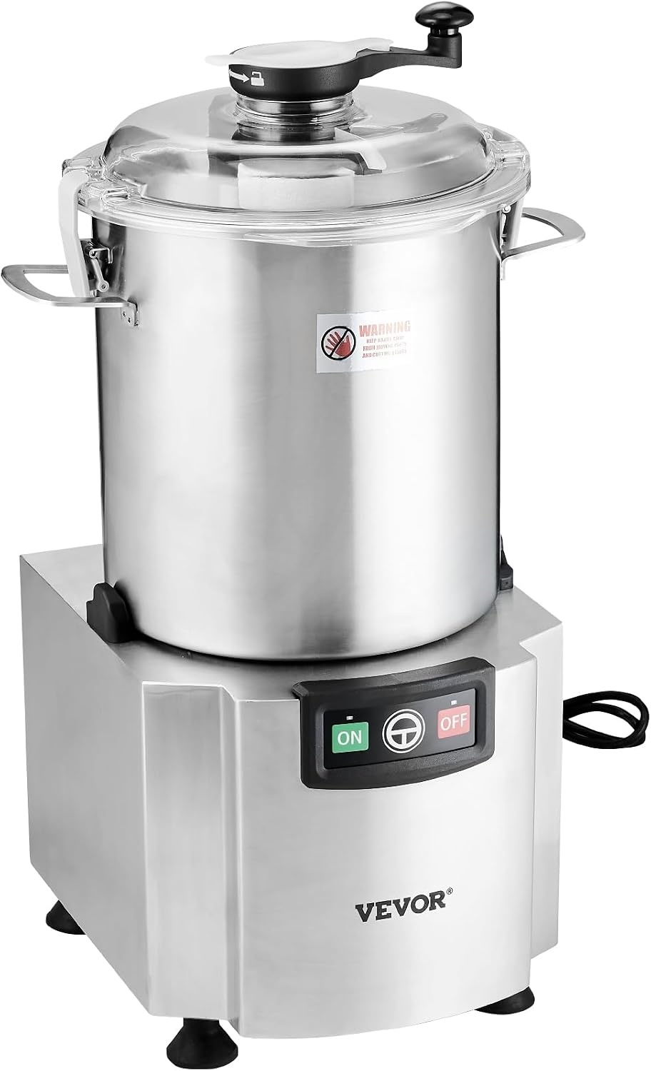 image:imageVEVOR Food Processor amp Vegetable Chopper 19 Quart FoodGrade Stainless Steel Food Processor Chopper with SCurve Blade and Scraper Ideal for Chopping Vegetables Fruit Grains Nuts19 Quart