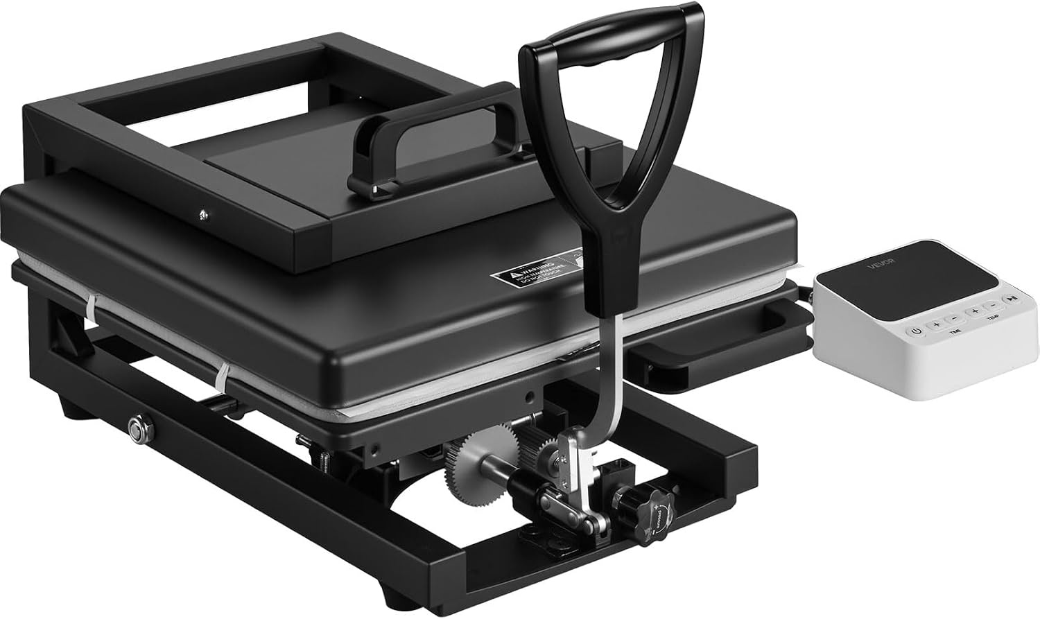 image:imageVEVOR Heat Press 15x15 Power Heat Press Machine for TShirts Fast Heating High Pressure Digital Industrial Sublimation Printer for Heat Transfer Vinyl Dark Black15X15 5 in 1Black