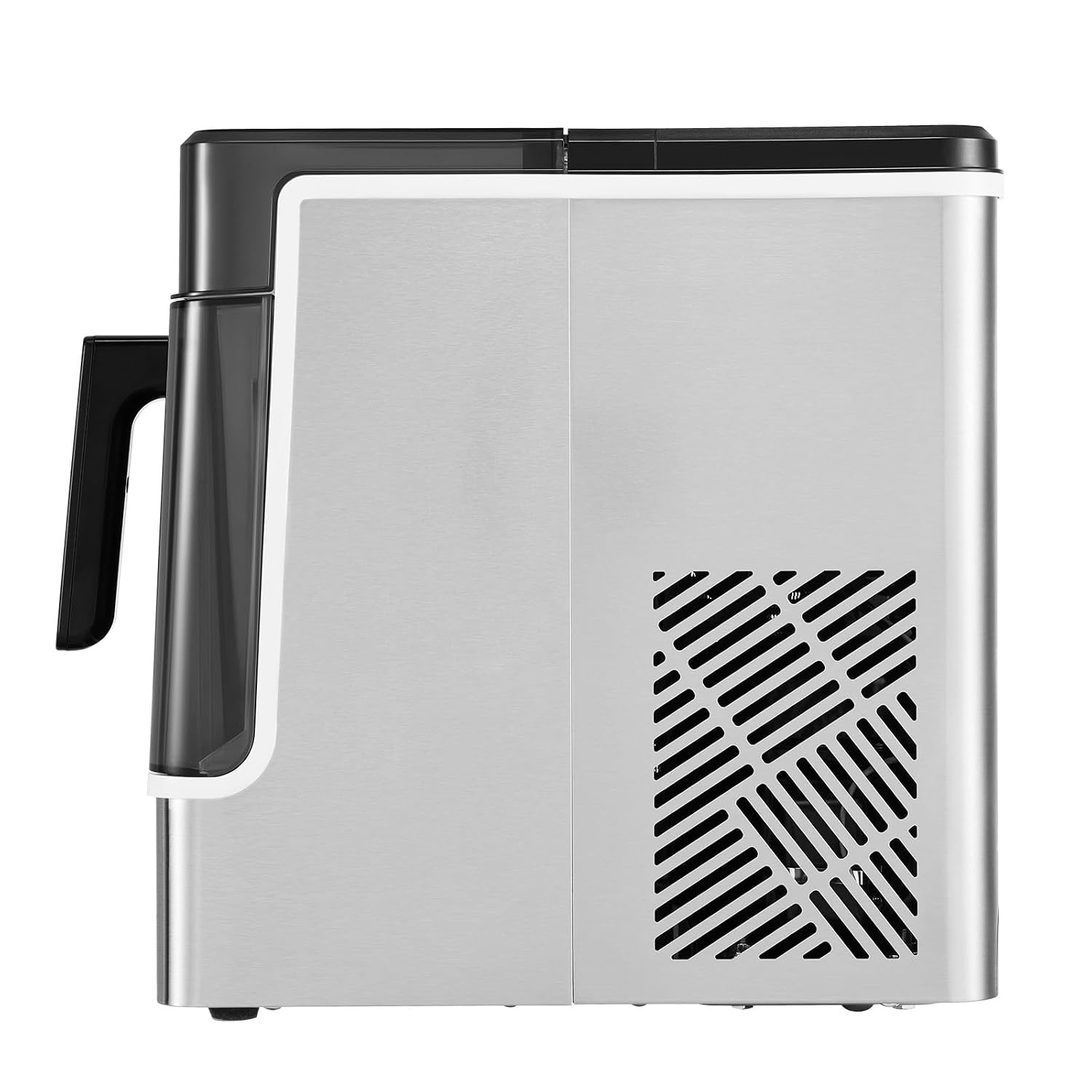 image:imageVEVOR Ice Cube Maker Countertop 32 Cubes Ready in 15 Mins 50lbs24h SelfCleaning Portable Ice Maker with Convenient Ice Transfer 3 Sizes Ice Cube Maker Machine for Home Kitchen Office PartyGrey