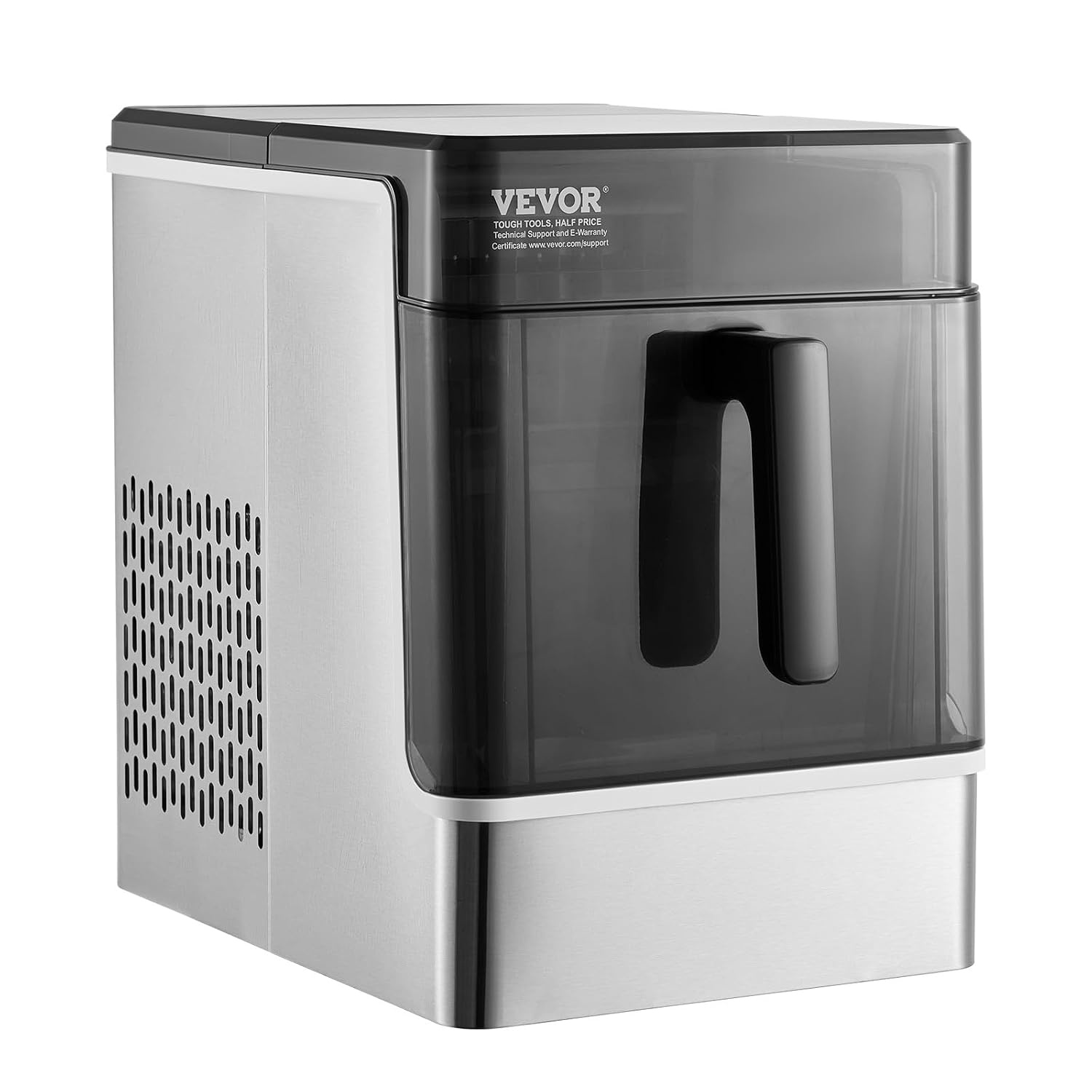 image:imageVEVOR Ice Cube Maker Countertop 32 Cubes Ready in 15 Mins 50lbs24h SelfCleaning Portable Ice Maker with Convenient Ice Transfer 3 Sizes Ice Cube Maker Machine for Home Kitchen Office PartyGrey