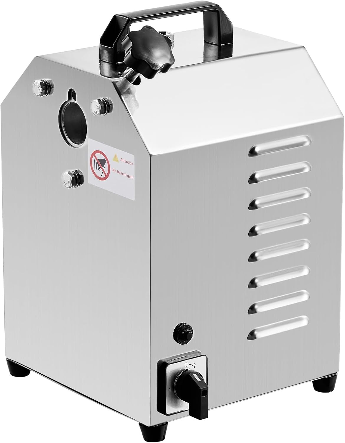 image:imageVEVOR Manual Meat Mixer 10L Fixed Tank Heavy Duty Stainless Steel Hand Mixer for Ground Beef amp Sausage Max 15lb Mixing Meat Capacity with Gear Box and Lid HandleCT22