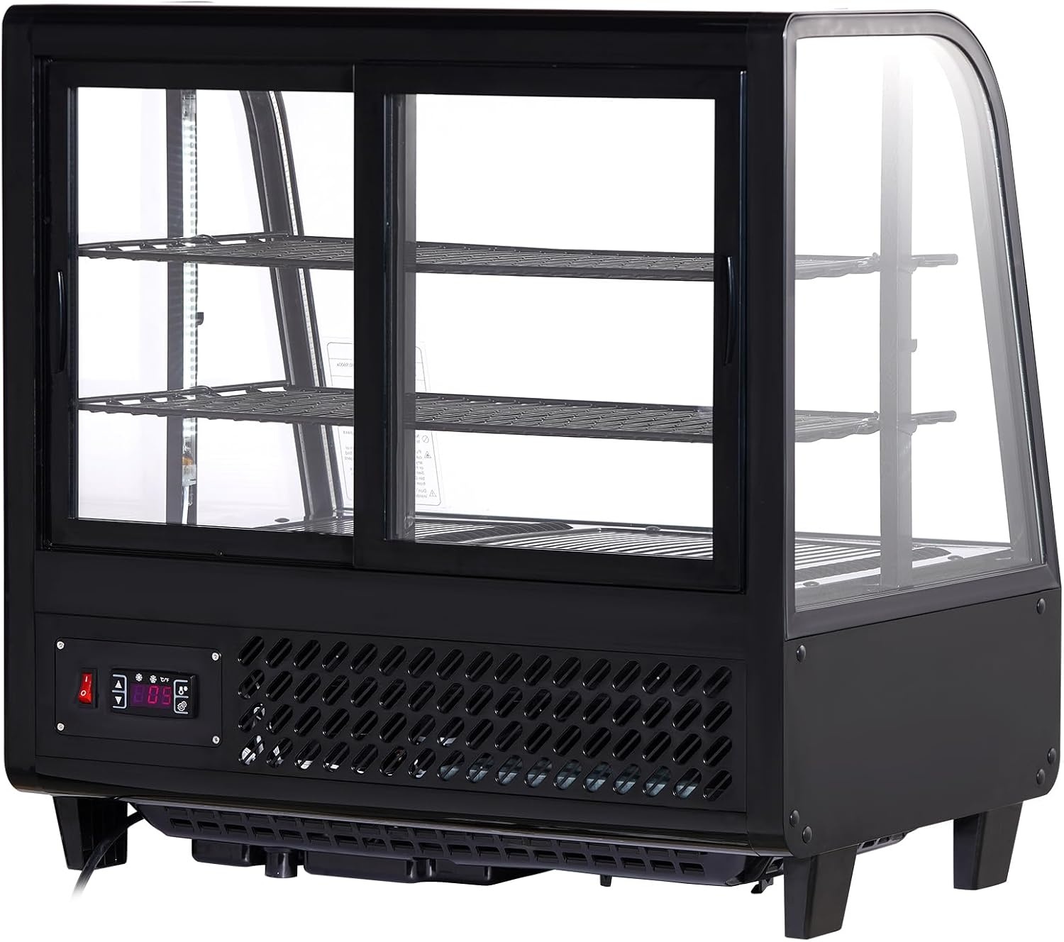image:imageVEVOR Refrigerated Display Case 98 CuFt278L Large Pastry Display Case 5Tier Commercial Display Refrigerator with LED Lighting TURBO Cooling FrostFree AirCooling for Bakery35 CuFt