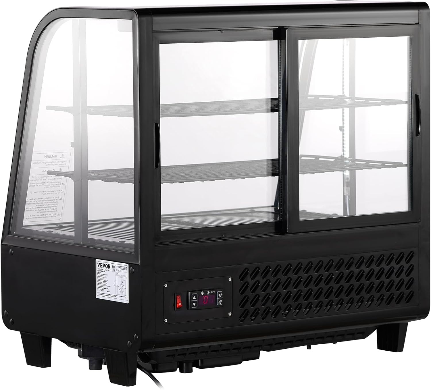 image:imageVEVOR Refrigerated Display Case 98 CuFt278L Large Pastry Display Case 5Tier Commercial Display Refrigerator with LED Lighting TURBO Cooling FrostFree AirCooling for Bakery35 CuFt