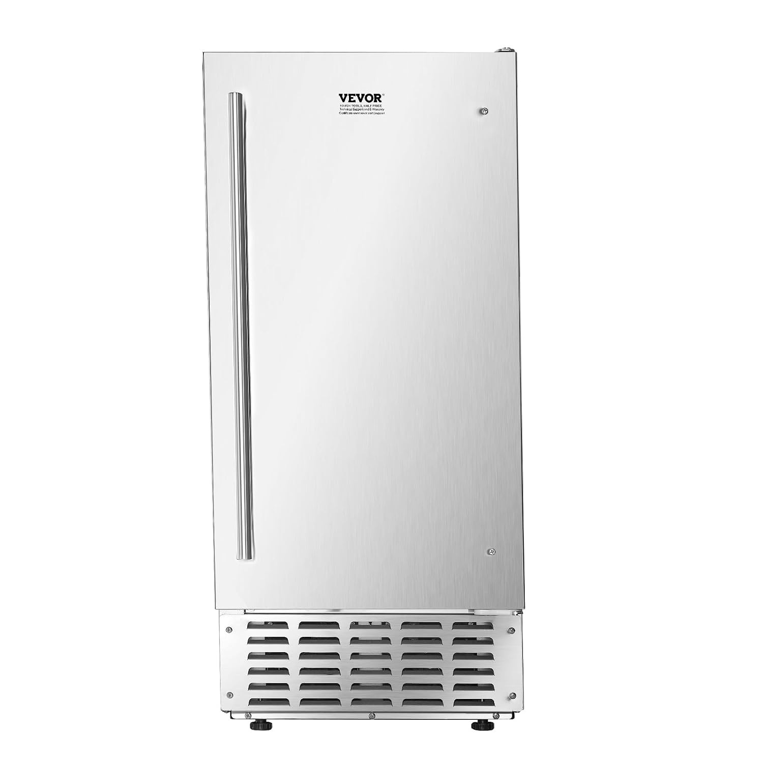 image:imageVEVOR Undercounter Builtin Ice Maker 15 LbsDay Under Counter Ice Maker Machine with Reversible Door Stainless Steel Freestanding Ice Maker for Commercial Home Kitchen No Drain RequiredNugget Ice