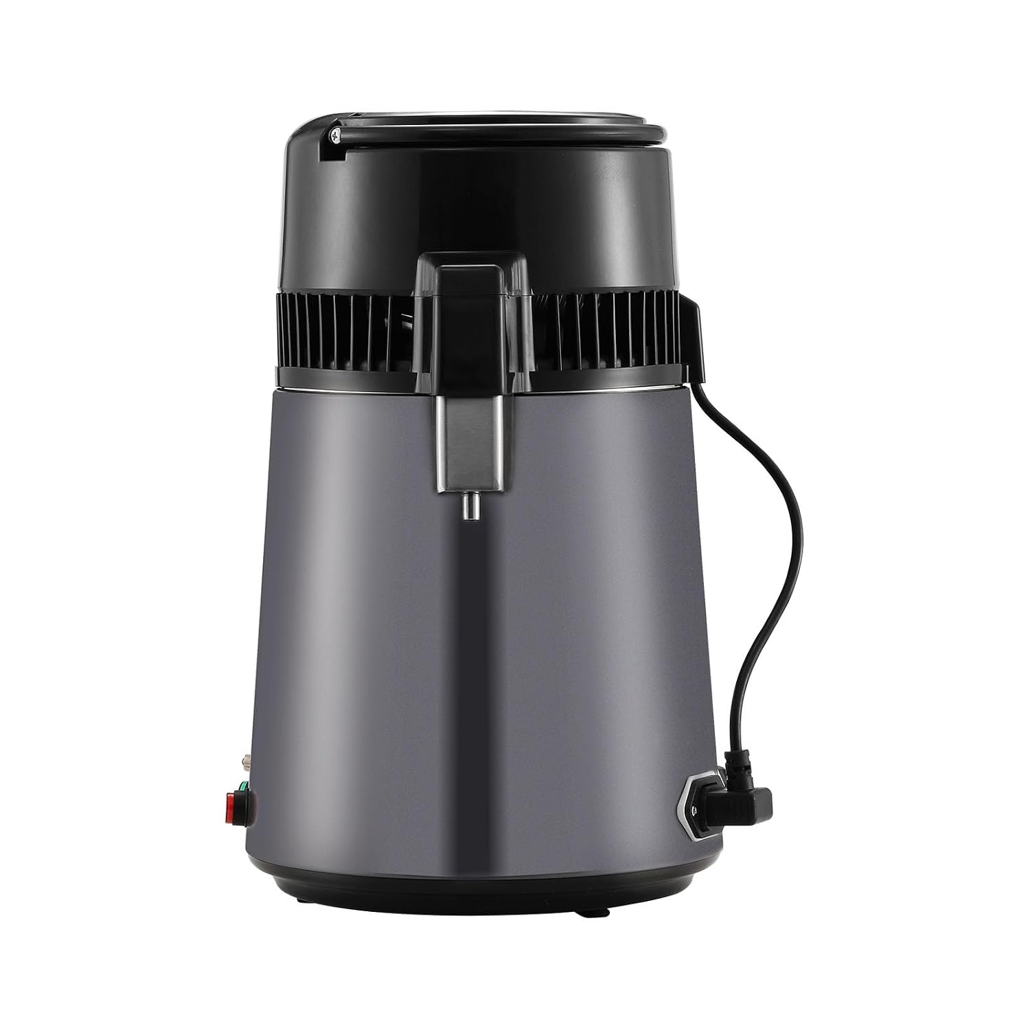 image:imageVEVOR Water Distiller 4L 105 Gallon Pure Water Distilling for Home Countertop 750W Distilled Water Maker 304 Stainless Steel Interior Stiller Water Making Machine to Make Clean Water BlackGrey