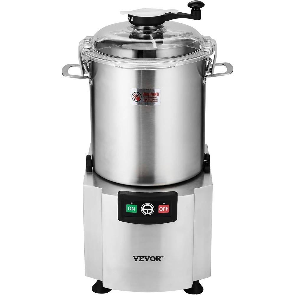 image:imageVEVOR Food Processor amp Vegetable Chopper 19 Quart FoodGrade Stainless Steel Food Processor Chopper with SCurve Blade and Scraper Ideal for Chopping Vegetables Fruit Grains Nuts19 Quart