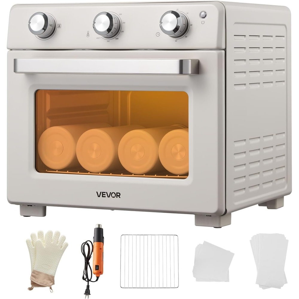 image:imageVEVOR Sublimation Oven Machine 13 Qt Fits 20oz Tumblers with 50 Shrink Films 1 Tape and 2 Heat Gloves Oven for Sublimation Blank Tumblers Mugs Bowls OffWhite26 Qt Heat Air Gun
