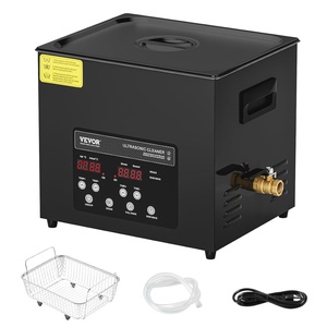 VEVOR 2L Ultra Sonic Cleaner, 60W Digital Sonic Cleaning Machine with Gentle Mode & Upgraded Degassing, 40kHz Ultrasound Cleaner Machine with Heater & Timer for Jewelry, Glasses, Tools, Retainer(10l)