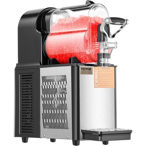 VEVOR Commercial Slushy Machine, 3L×1 Single Tank Frozen Beverage Maker, 12-Cup Stainless Steel Slushie Machine, Margarita Frozen Drink Smoothie Maker, for Restaurants, Bars, Cafes, and Food Truck(0.8 Gal/ 3 L)